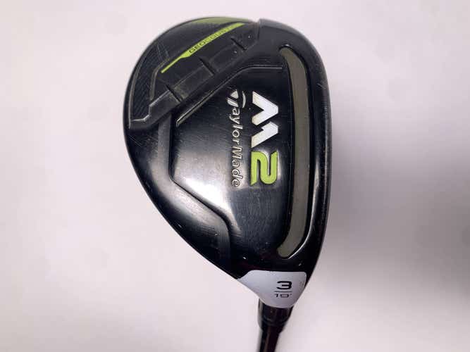 TaylorMade M2 2019 3 Hybrid 19* M2 REAX 75g Stiff Graphite Mens RH Midsize Grip