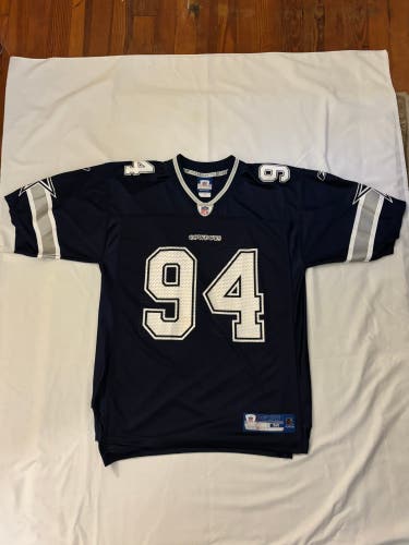 Vintage Reebok Dallas Cowboys DeMarcus Ware #94 Home Jersey Size Medium
