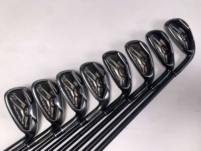 TaylorMade Burner 2.0 Iron Set 4-PW+AW SuperFast 65g Regular Graphite RH +1/2"