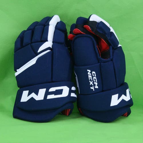 New CCM Next Gloves 10" Youth Navy/White
