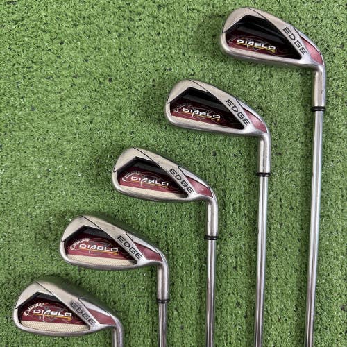 Callaway Diablo Edge Iron Set 6-PW Uniflex Steel Right Handed