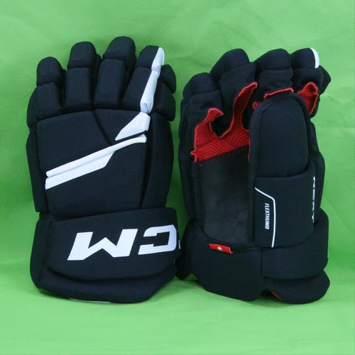 New CCM Next Gloves 13" Senior Black/White