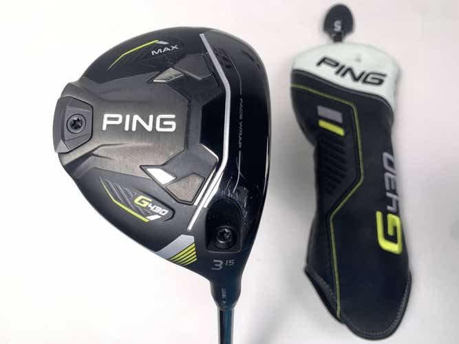 Ping G430 Max 3 Fairway Wood 15* HZRDUS RDX Smoke Red 5.5 60g Regular RH HC
