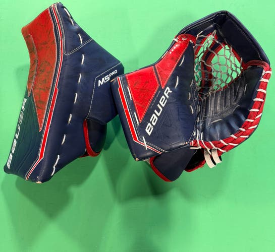 Bauer M5 Pro Goalie Glove & Blocker Set Regular | Senior