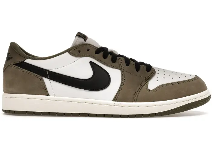 Size 8 - Jordan 1 Retro Low OG Medium Olive HQ6998-200