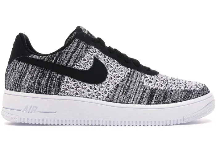 Size 11.5 - Nike Air Force 1 Flyknit 2 Black Pure Platinum AV3042-001