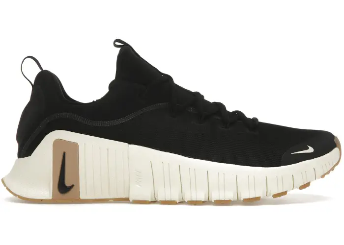 Size 10 - Nike Free Metcon 6 Black Gum Light Brown FJ7127-010