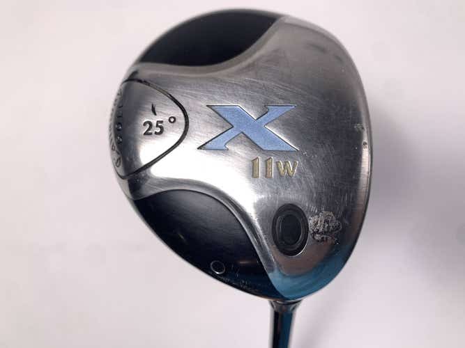 Callaway X 11 Fairway Wood 25* Fujikura GEMS 55g Ladies Graphite Womens RH