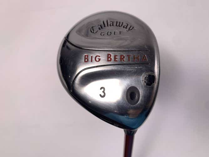 Callaway Big Bertha 2004 3 Fairway Wood 15* RCH 75w Regular Graphite Mens RH