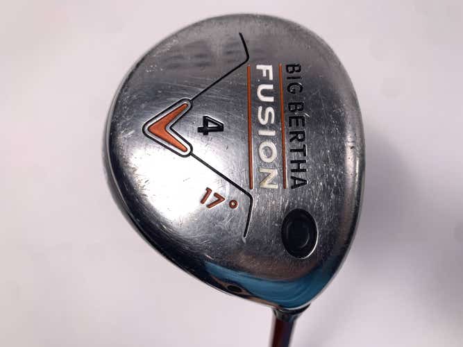 Callaway Big Bertha Fusion 4 Fairway Wood 17* Aldila NVS Orange 55g Regular RH