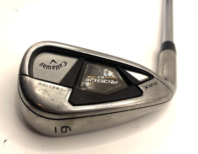 LEFT HANDED CALLAWAY ROGUE ST MAX 6 IRON TT ELEVATE MPH 95 STIFF STEEL SHAFT