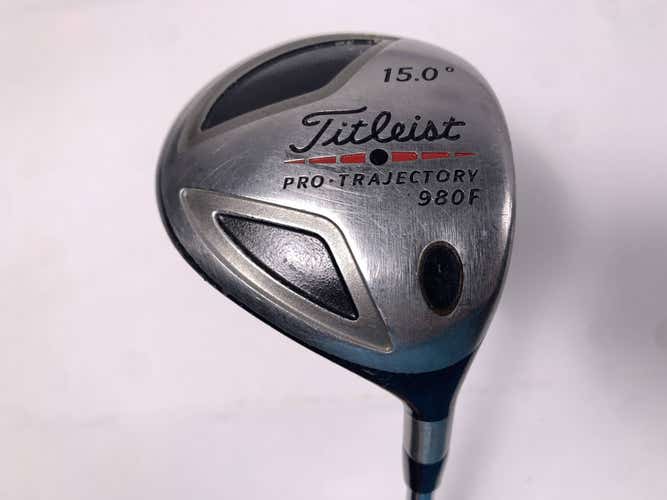 Titleist 980 F 3 Fairway Wood 15* DG S300 Stiff Steel Mens RH