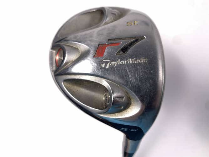 TaylorMade R7 Steel 5 Fairway Wood 18* REAX 70g Stiff RH Midsize Grip