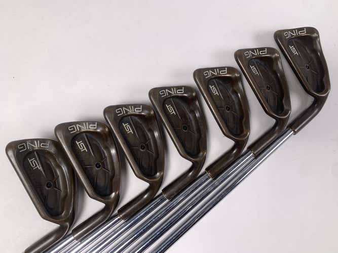 Ping ISI Beryllium Copper Iron Set 3-PW Black Dot Cushin JZ Stiff RH No 9 iron