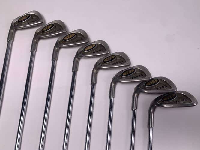 LEFTY Ping i3 Blade Iron Set 3-PW+SW Blu Dot Cushin JZ Stiff LH No 7 iron