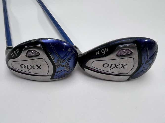 XXIO Eleven Ladies 4 & 6 Hybrid Set 22* 28* MP1100 L 35g Ladies RH