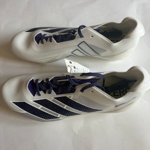Adidas Adizero Electric Men’s 12 or 13 Football Cleats $140 retail New IE6291 Wht/Purp
