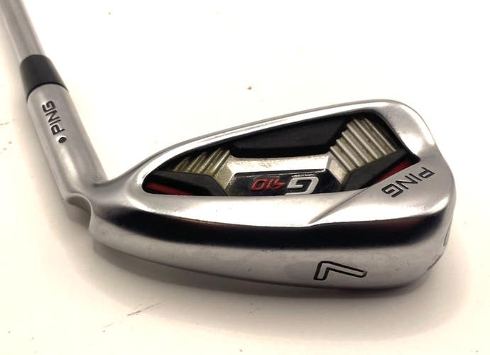Ping G410 Black Dot 7 Iron Project X LZ 6.0 Stiff Steel Shaft *NICE*