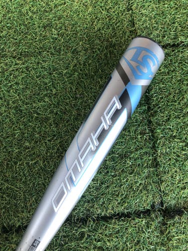 2020 Louisville Slugger Omaha Alloy Bat BBCOR Certified (-3) Alloy 30 oz 33" (Used)