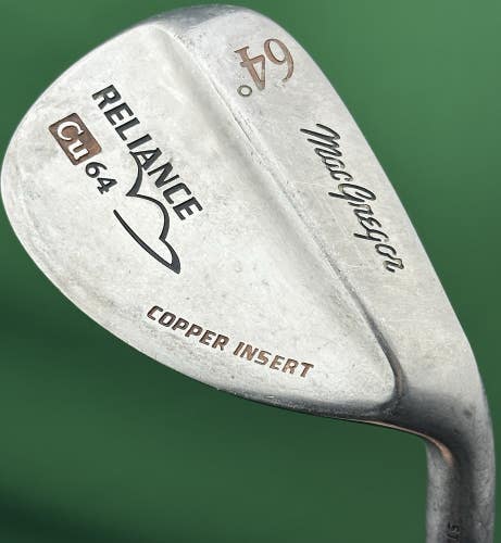 MacGregor Reliance CU Insert 64* Lob Flop LW Wedge Copper Face RH 35.25"