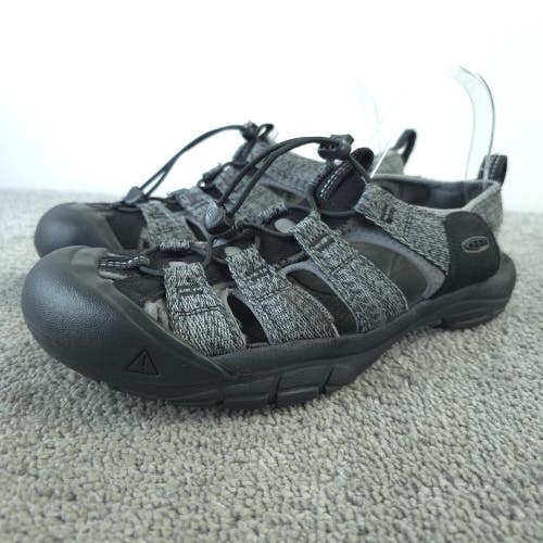 Keen Newport H2 Waterproof Sport Sandals Mens Size 10 Hiking Beach Black Gray