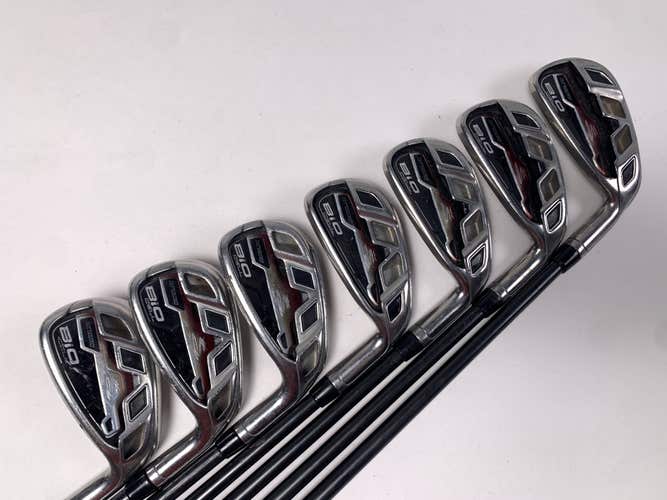 Cobra Bio Cell Red Iron Set 4-PW Bio Cell 60g Senior Graphite Mens RH