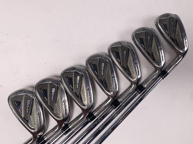 TaylorMade SIM2 MAX Iron Set 4-PW KBS Max MT 85g Stiff Steel Mens RH