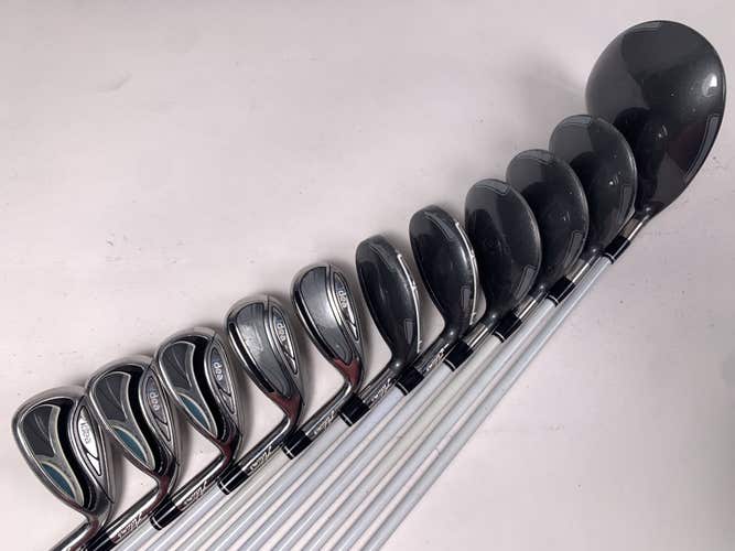 Adams Idea 2014 Club Set Driver 3 5 7 Woods 5h-6h-7-PW+SW Ladies Graphite RH