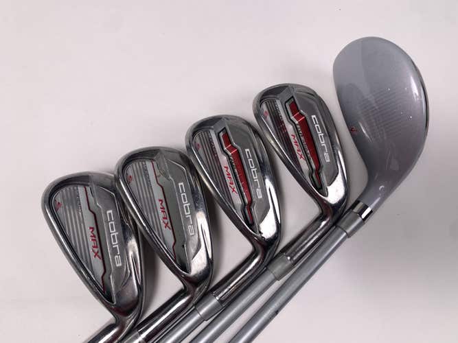 Cobra MAX Hybrid Iron Set 6H 7-PW White Tie X4 50g Ladies RH HC