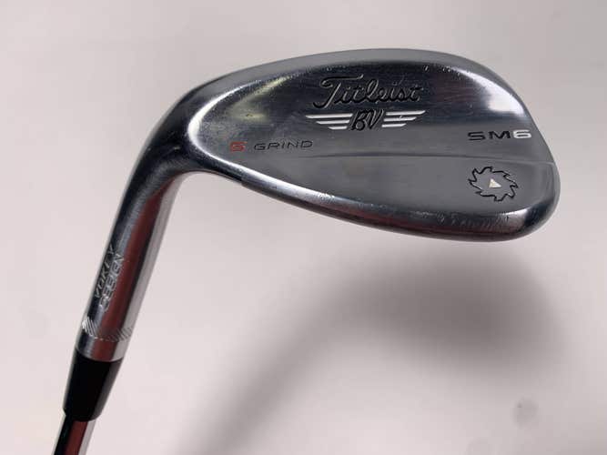LEFTY Titleist Vokey SM6 Tour Chrome Lob Wedge LW 60* 10 Bounce Wedge LH