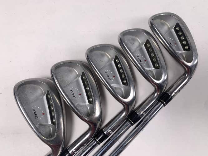 TaylorMade Rac OS Iron Set 5-9 Light Metal Regular Steel Mens RH