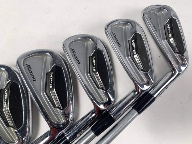 Mizuno MP 15 Iron Set 4-PW KBS Tour C-Taper 120g Stiff Steel Mens RH