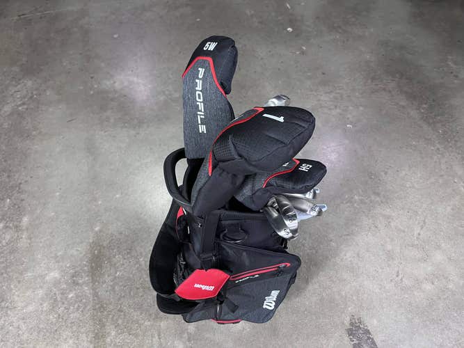 Wilson Profile SGi Club Set Driver 5W 5H 6-PW+SW Putter Graphite & Steel RH Bag