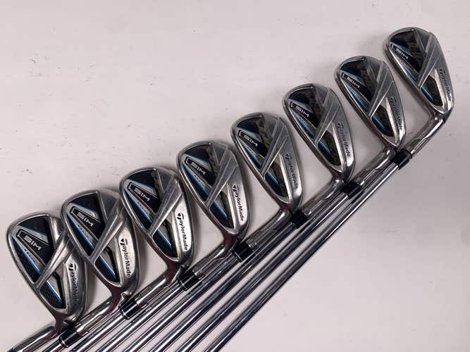 TaylorMade SIM MAX Iron Set 4-PW+GW KBS Tour Stiff Steel Mens RH