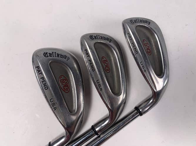 Callaway S2H2 Iron Set 8-PW True Temper Memphis "10" Regular Steel Mens RH