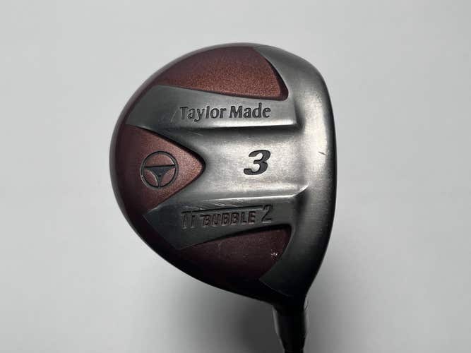 TaylorMade Ti Bubble 2 3 Fairway Wood 15* Bubble 2 80g Regular Graphite Mens RH