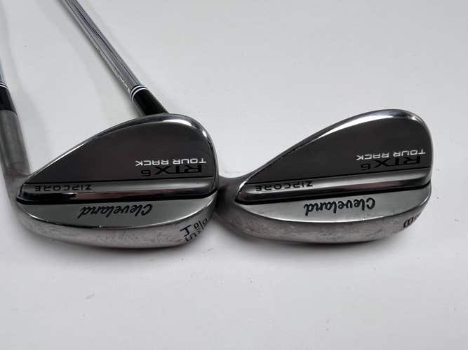 Cleveland RTX 6 ZipCore Tour Rack Raw Wedge Set 54*10 | 58*10 DG Spinner RH