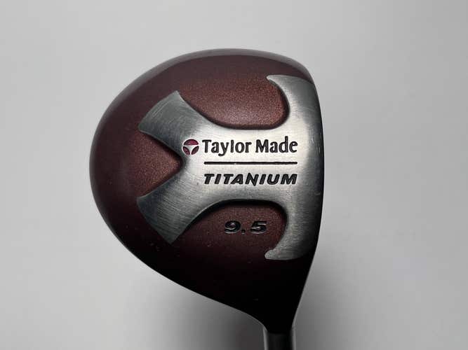 TaylorMade Ti Bubble Driver 9.5* Bubble S-90 Plus Stiff Graphite Mens RH
