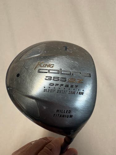 Unisex King Cobra 355 SZ offset 1 Right Handed Driver Regular Flex Graphite Shaft (Used)