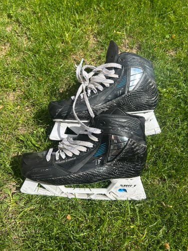 2021 True TF9 Hockey Goalie Skates Regular Width 9.5 (Used)