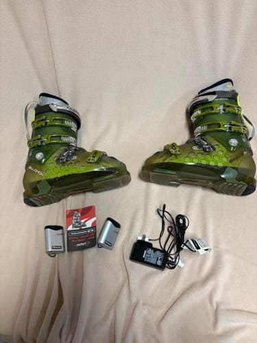 Mondo 26 & 26.5 Unisex Salomon All Mountain TenEighty Ski Boots (Used)