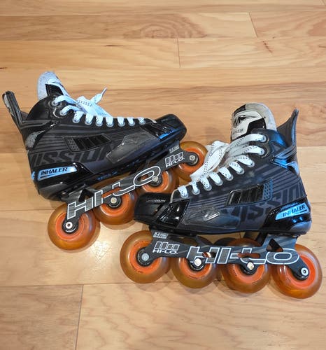Mission Inhaler DS4 Inline Roller Hockey Skates Size 8.5D
