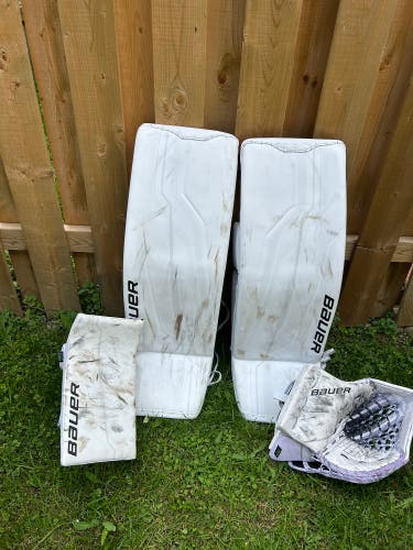 35" Bauer Supreme Shadow Regular Goalie Full Set Pro Stock (Used)