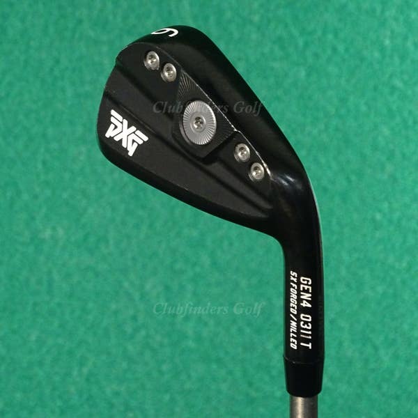 PXG 0311T Gen4 Forged Xtreme Dark Single 6 Iron SteelFiber i95