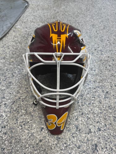 Senior Medium 2023 CCM AXIS XF Goalie Mask Pro Stock (Used)