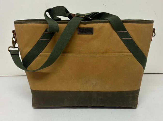 L. L. Bean Insulated Waxed Canvas Tote Large 7.5" x 14" x 22" Fast Shipping
