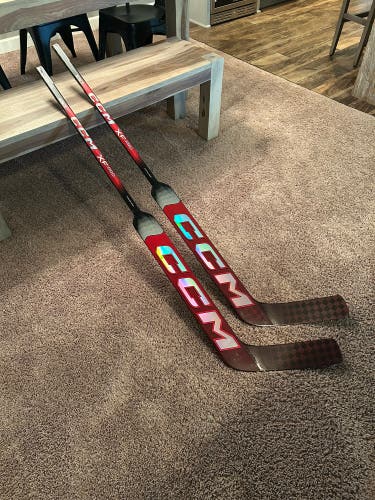 Senior CCM XF Pro Regular Goalie Stick 25" Paddle Pro Stock (New)