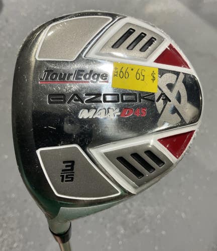 Tour Edge BAZOOKA MAX-D45 15 #3 Fairway Wood 41" UST MAMIYA 45L Ladies Flex