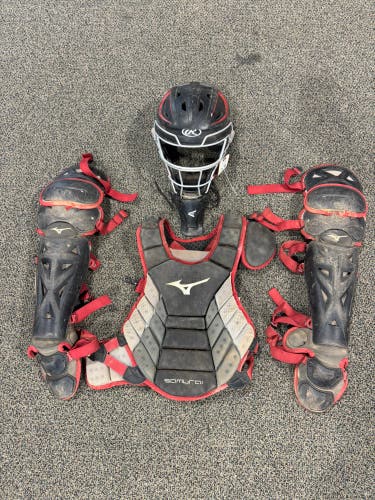 Youth Mizuno Samurai Catcher's Set w/ Rawlings Mask