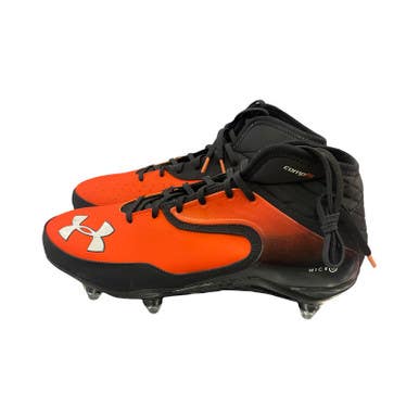 Under Armour Adult FB Cleats Orange Senior 12.5 11859-S000031151